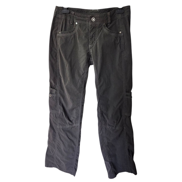 Kuhl Dark Gray Straight Fit Hiking Outdoors Pants. Sz. 6 - Picture 2 of 16